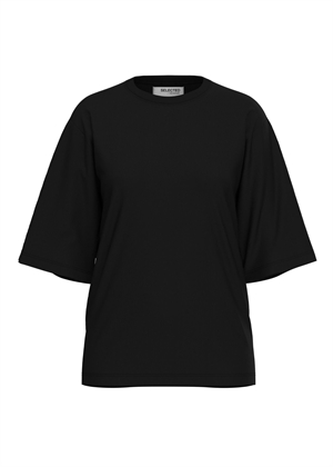 Colwoman 2/4 oversized tee Sort Selected Femme